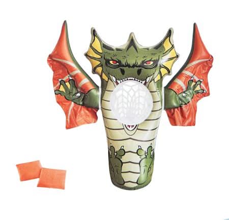 Inflatable Dragon Target Toss Set