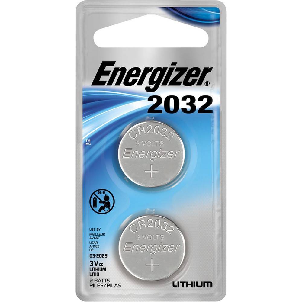 Energizer Cr2032 Battery 3v Lithium Coin Cell (2 ct)