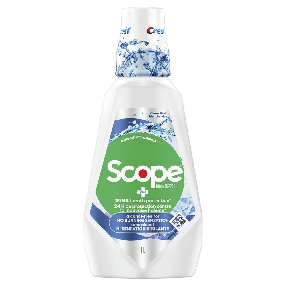 CREST Scope Breath Protection Alcohol Free Mouthwash (1 kg)