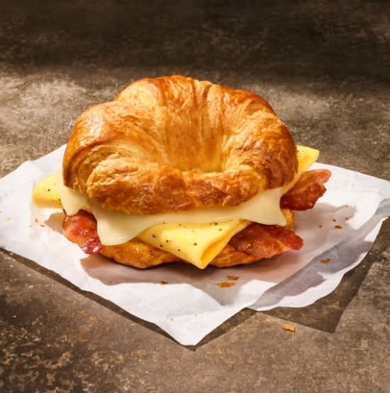 Croissant Bacon, Egg & Cheese Sandwich