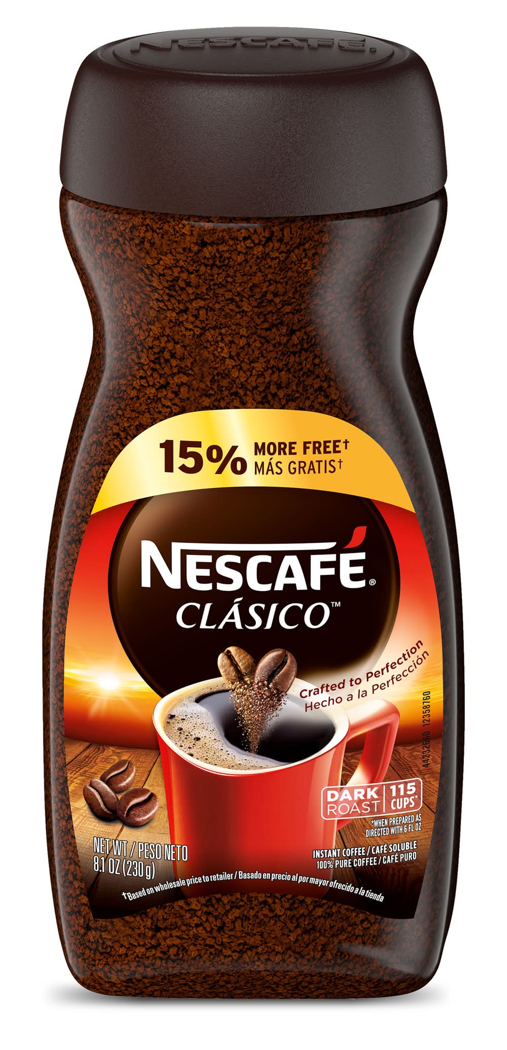 Nescafé Classic Dark Roast Instant Coffee (8.1 oz)