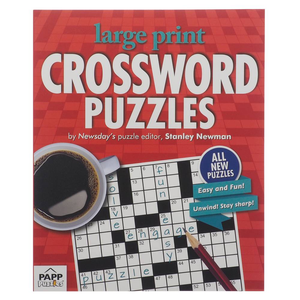 Large Print Crosswords Books (Assorted)