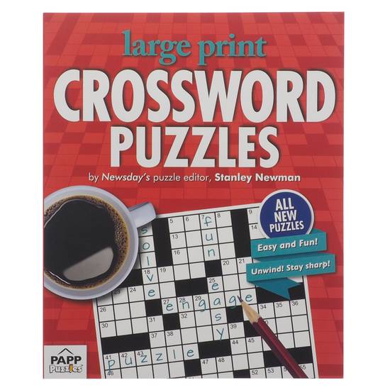 Papp Large Print Crosswords Books (Assorted) (8" x 10")