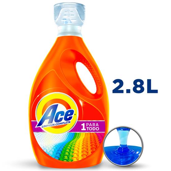 Ace detergente líquido concentrado