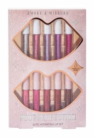Smoke & Mirrors Pout Perfection Hydrating Lip Set 10-Count
