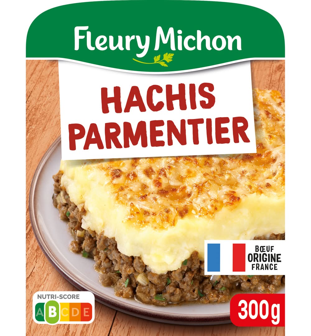 Fleury Michon - Plat cuisiné hachis parmentier, emmental gratiné (300g)