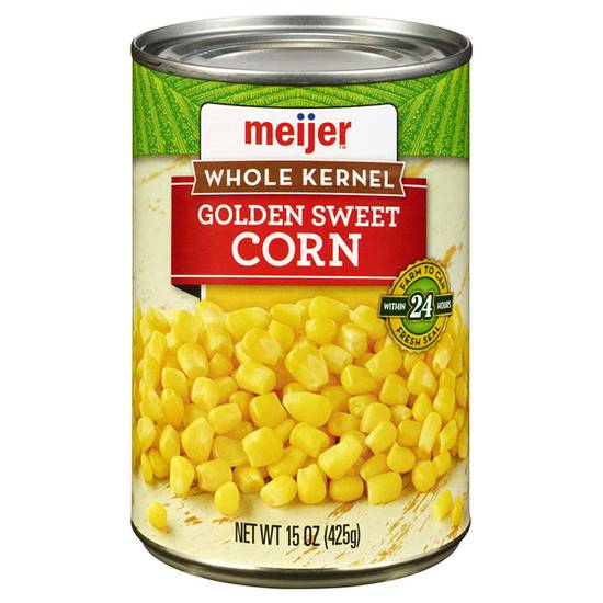 Meijer · Whole Kernel Golden Sweet Corn (15 oz)