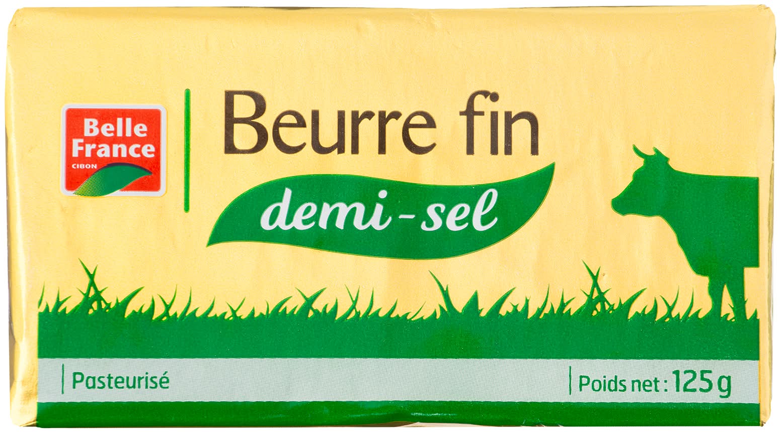 Belle France - Beurre fin demi-sel pasteurisé (125g)