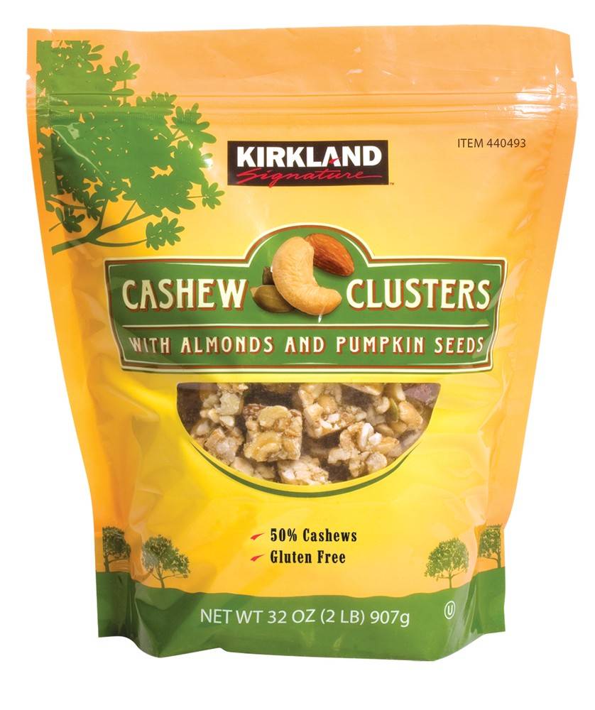 Kirkland Signature Cashew Clusters (2 lbs)