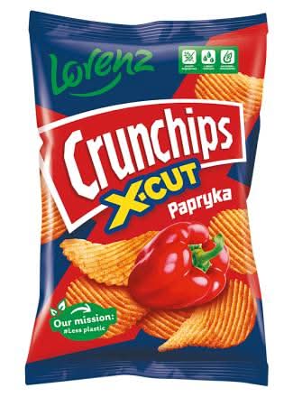 Crunchips X-Cut Papryka 140 g