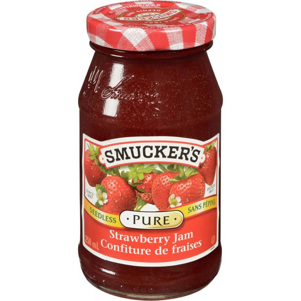 Smucker's Pure Seedless Strawberry Jam (250 ml)
