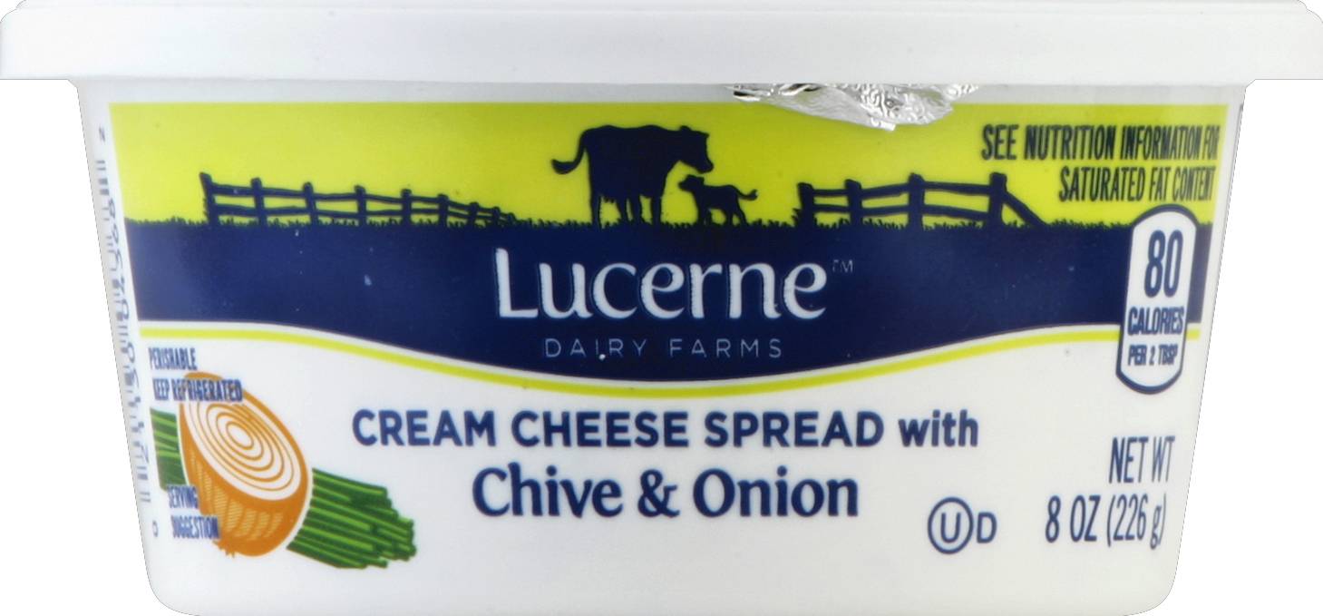 Lucerne Cream Cheese Spread With Chive & Onion (8 oz)