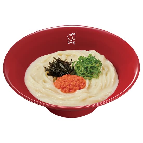 明太クリームうどん Cream Sauce Udon w/Spicy Cod Caviar
