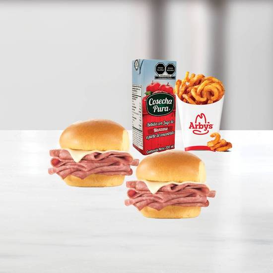 Combo Kids roast beef slider