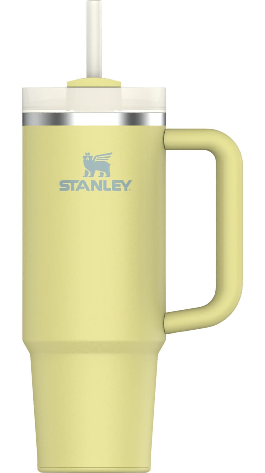 Stanley Quencher H2.0 Flowstate Tumbler 30 -fl oz Stainless steel Insulated Water bottle - Pomelo