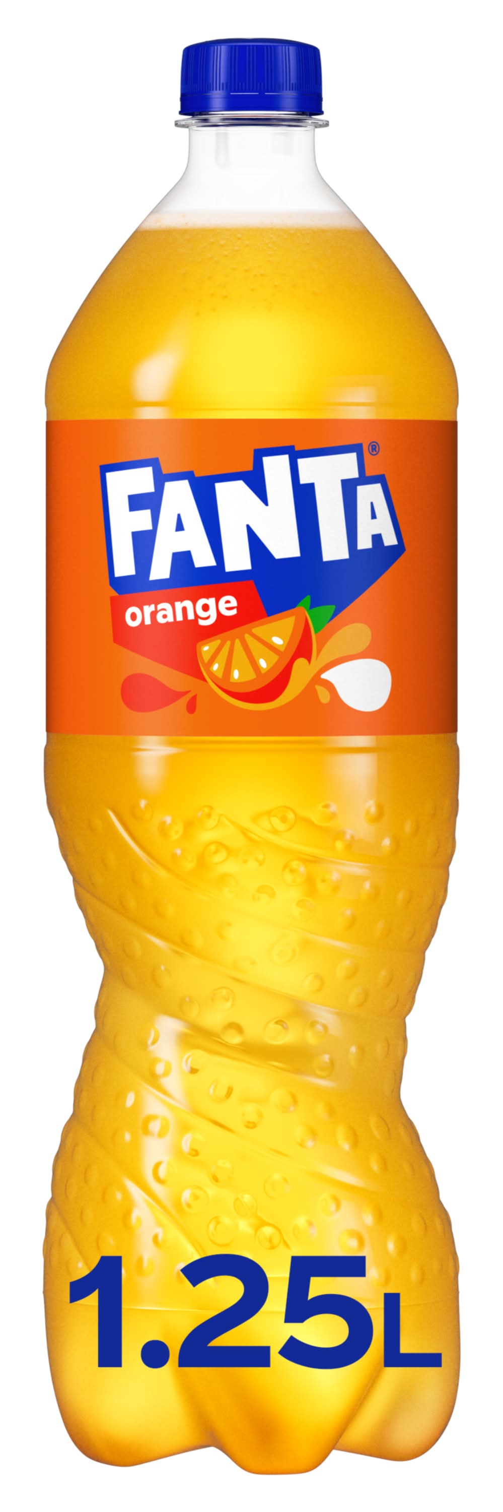 Fanta - Boisson gazeuse, orange (1,25L)
