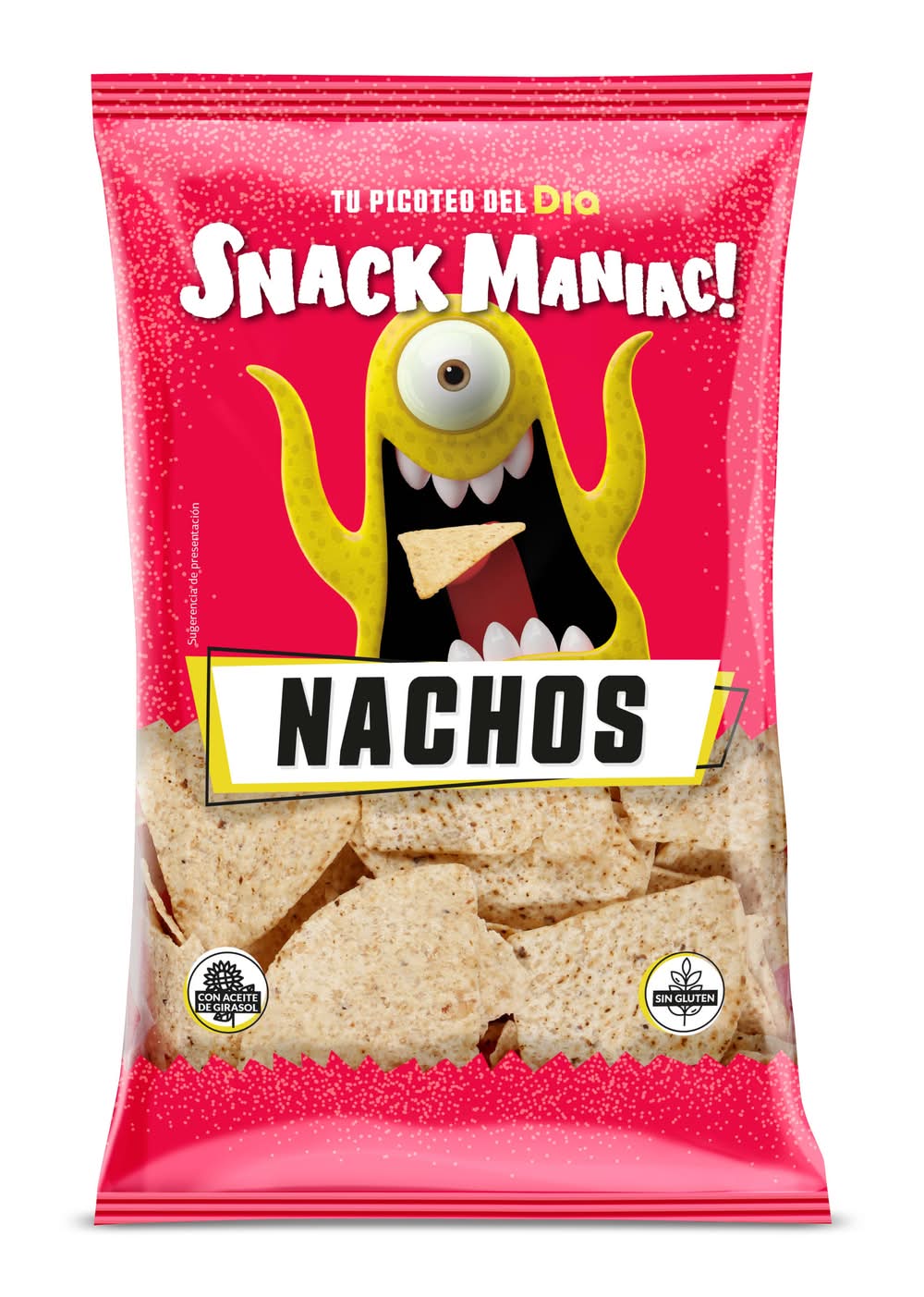 Nachos Naturales Snack Maniac De Dia Bolsa 150 G