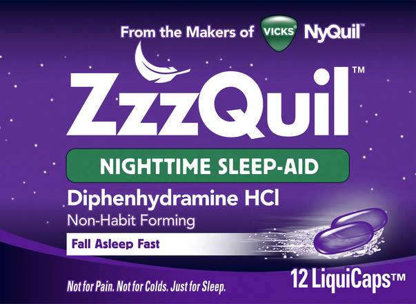 Vicks Zzzquil Nighttime Sleep-Aid Liquicaps