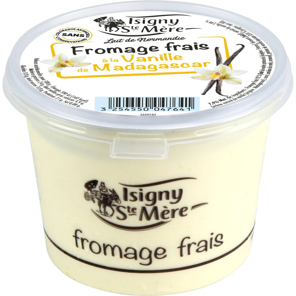 Isigny Ste Mère - Fromage frais à la vanille