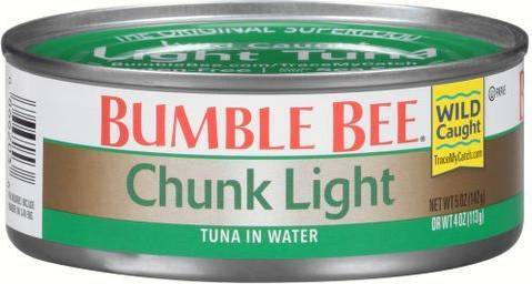 Bumble Bee Chunk Light Tuna in Water 5oz