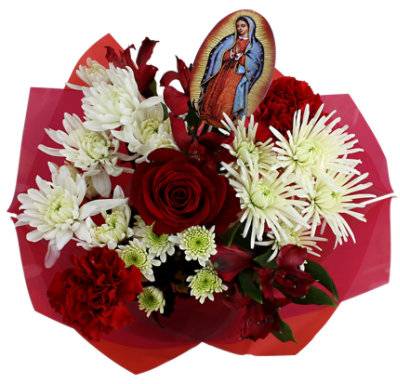 Lady Of Guadalupe Dozen Roses (12 st)