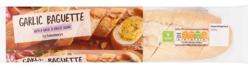Sainsbury's Garlic Bread Baguette Parsley Filling (195g)