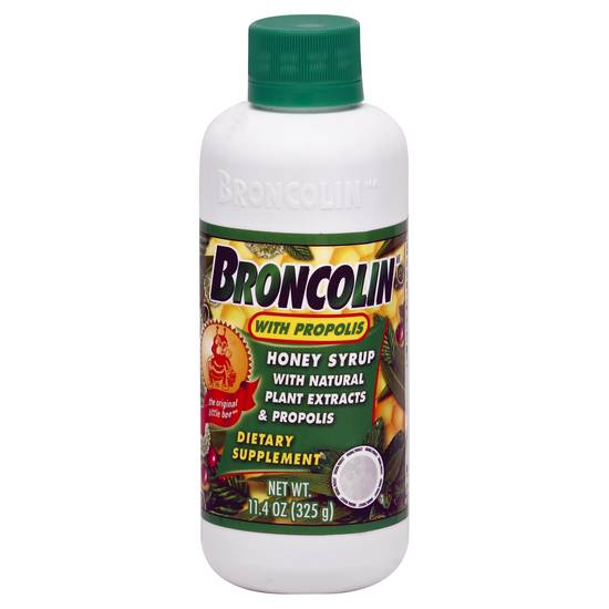 Broncolin Honey Syrup With Natural Plant Extracts & Propolis