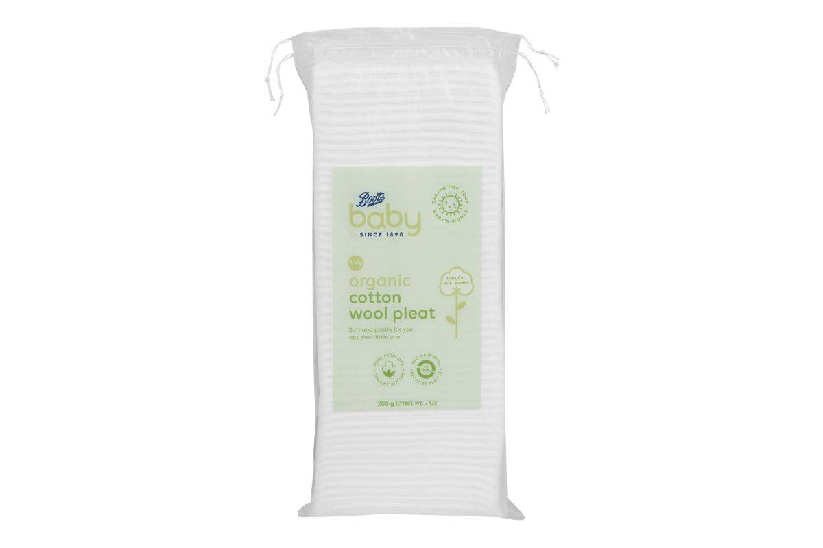 Boots Baby Organic Cotton wool Pleat 200g