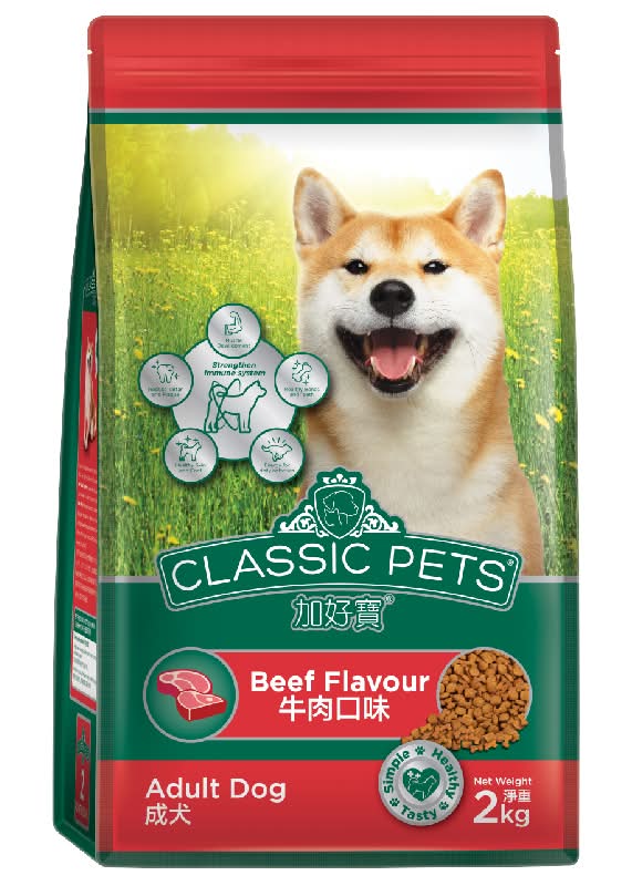 加好寶乾狗糧-牛肉口味 2KG <2Kg公斤 x 1 x 1Bag袋>
