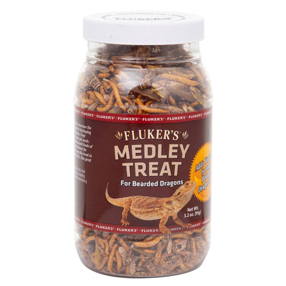 Fluker's® Freeze Dried Medley Bearded Dragon Treat (Size: 3.2 Oz)