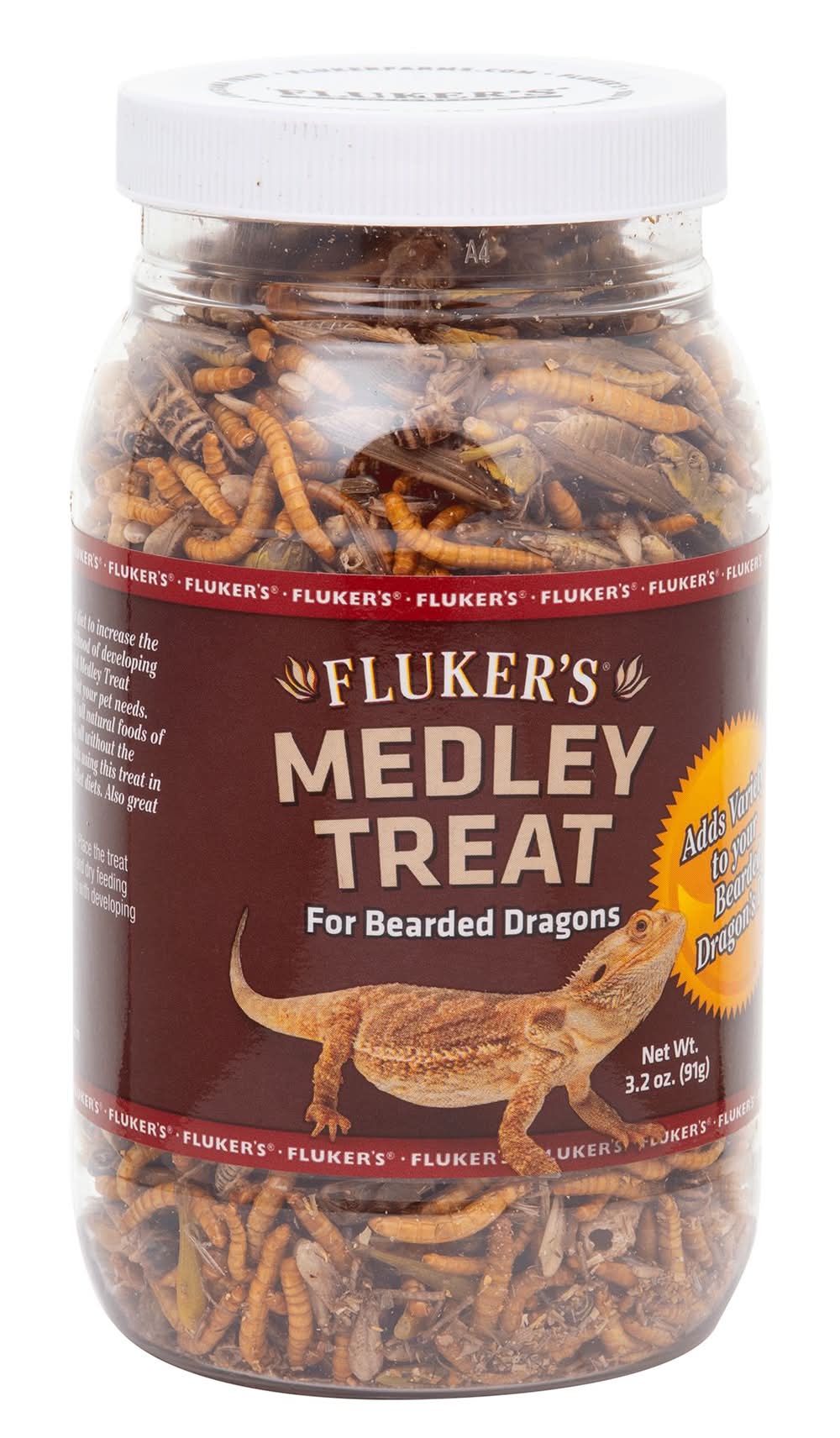 Fluker's® Freeze Dried Medley Bearded Dragon Treat (Size: 3.2 Oz)