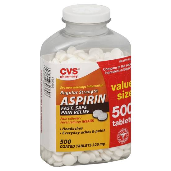 Cvs Pharmacy Regular Strength Aspirin 325 mg Coated Tablets