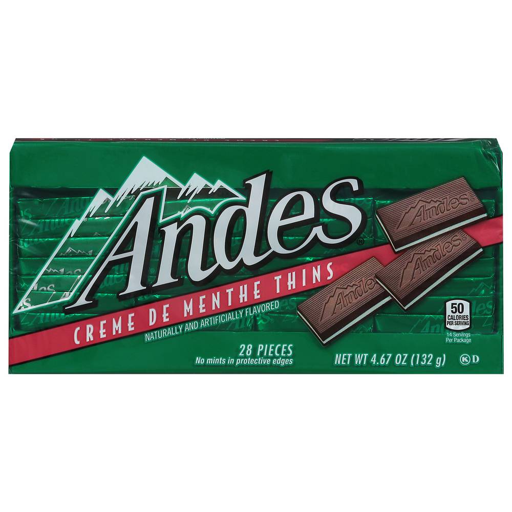 Andes Creme De Menthe Thins, (28 ct) (4.7 oz)