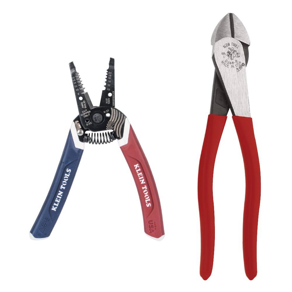 Klein Tools American Legacy Plier and Wire Stripper 8-in Electrical Diagonal Cutting Pliers | 94156