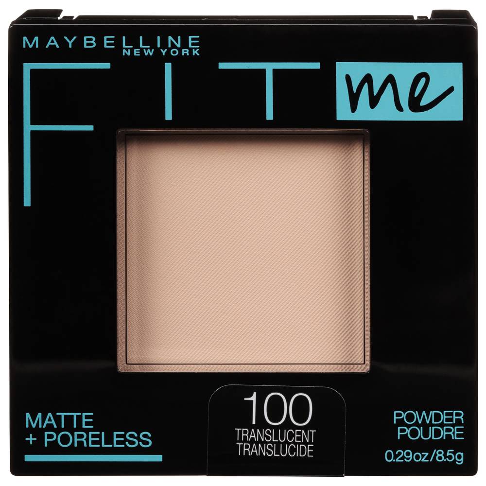 Maybelline Fit Me! Matte + Poreless 100 Translucent Pressed Powder