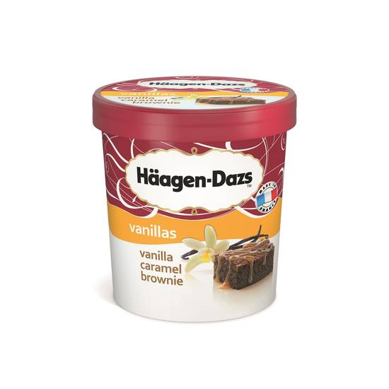 Häagen Dazs - Crème glacée vanille sauce caramel et morceaux