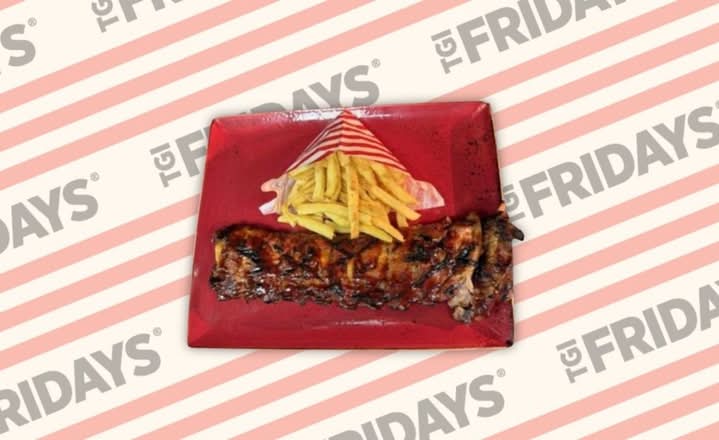 Full Pork Rack of Ribs & Fries