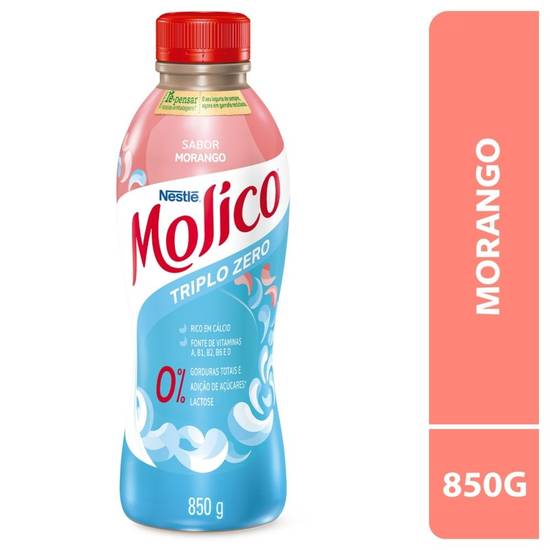 Nestlé iogurte sabor morango triplo zero molico (850 g)