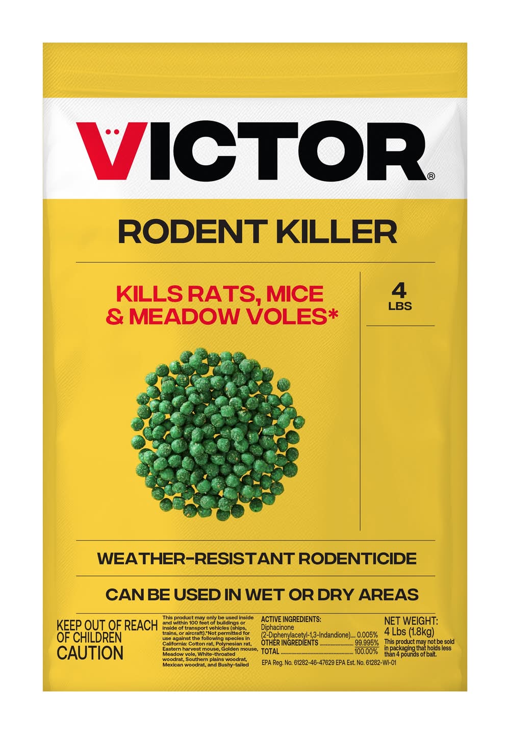 Victor Rodent Pest Killer (4 lbs)