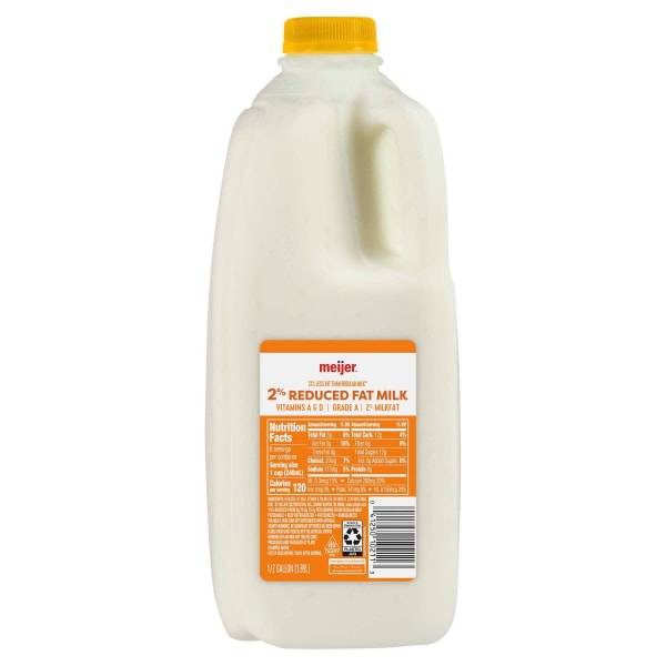 Meijer 2% Reduced Fat Milk (½ gallon)