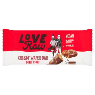 Love Raw Cre&M Filled Wafer Bars 2 X 21.5G (43G)