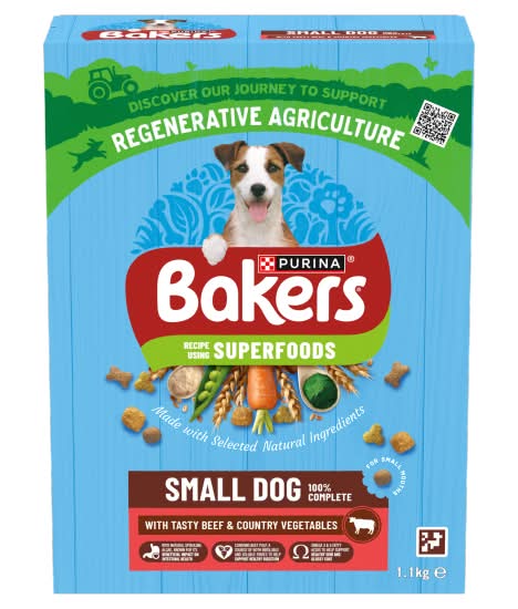 Baker's Beef & Vegetables, Small, Dry Dog Food (1.1kg)