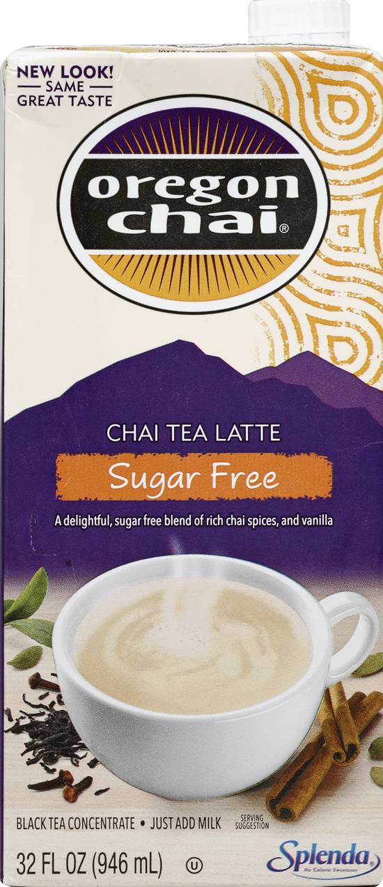 Oregon Chai Sugar Free Chai Tea Latte (32 fl oz)