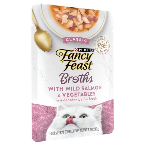 Purina Fancy Feast Classic Wet Cat Food (wild salmon-vegetables)