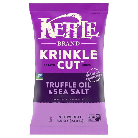 Kettle Brand Krinkle Cut Truffle & Sea Salt Potato Chips (8.5 oz)