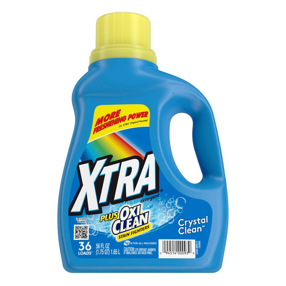 Xtra Crystal Clean Plus Oxi Clean Stain Fighters Detergent