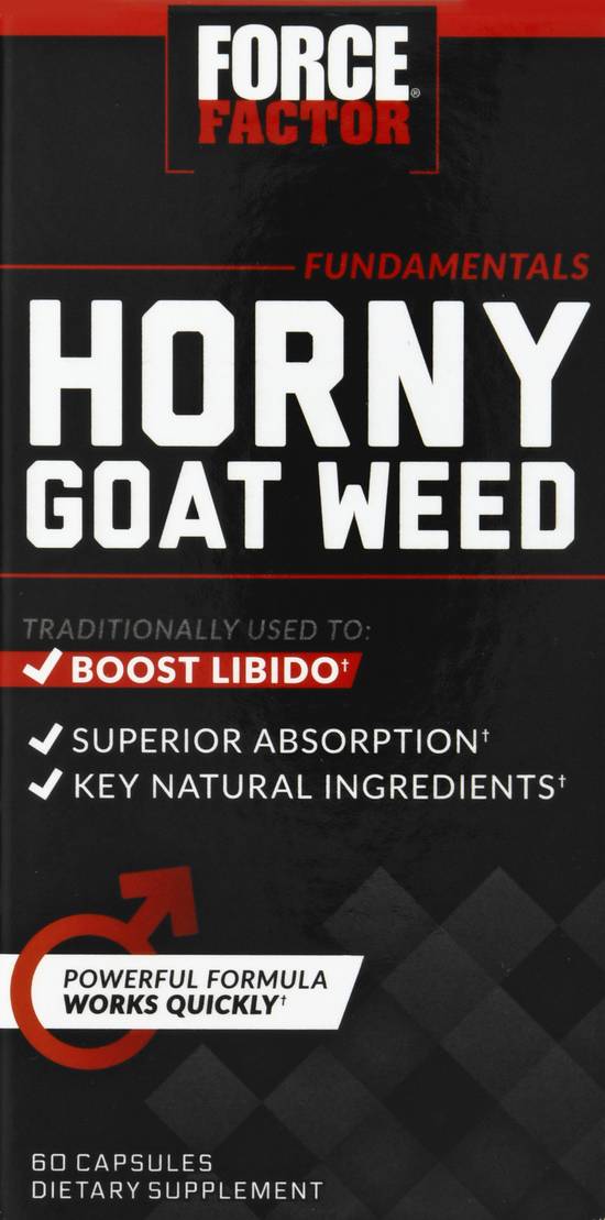 Force Factor Fundamentals Horny Goat Weed Capsules (60 ct)