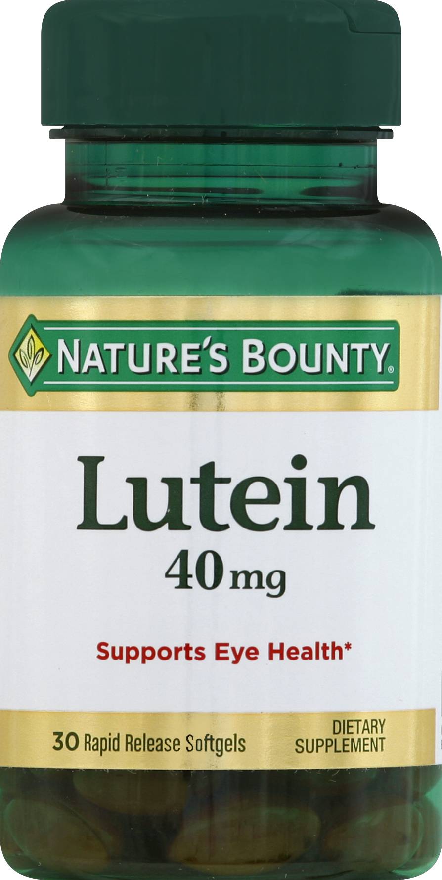 Nature's Bounty Lutein Softgels 40 mg