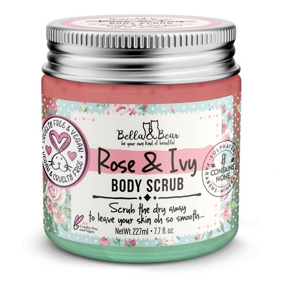 Bella & Bear Rose & Ivy Body Scrub (6.7 oz)