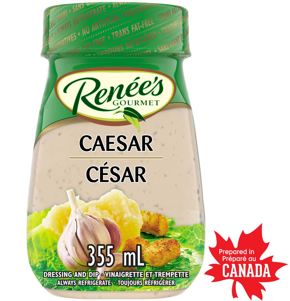 Renée's vinaigrette césar renée’s (355ml) - renee's caesar dressing and dip (355 ml)